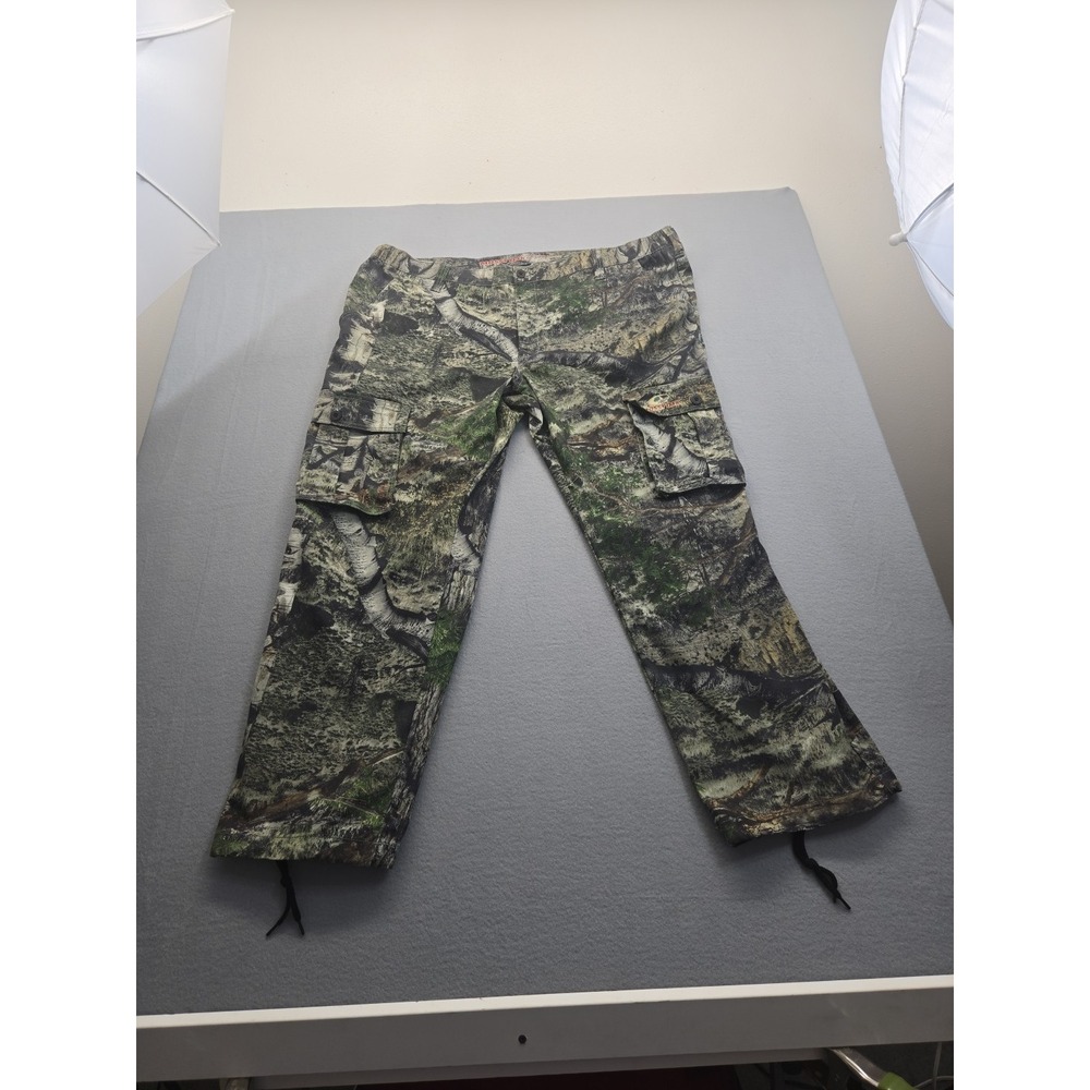 Mossy Oak Pants Mens XXL Camo Cargo Country DNA 6 Pocket Outdoor Hunting